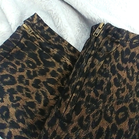 Forever 21 Premium Denim Cheetah Animal Print Jeans Pants - Picture 4 of 5